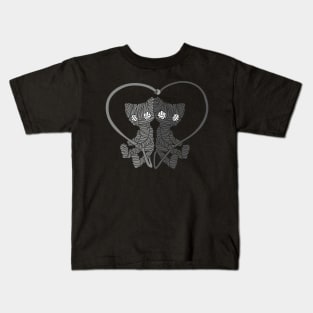 UNRAVEL 2 black and white Kids T-Shirt